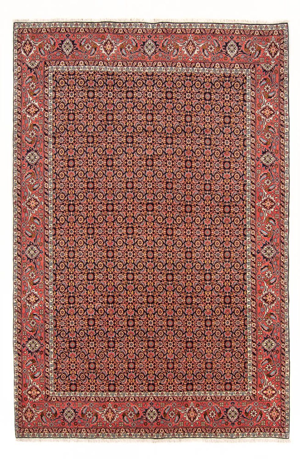 Alfombra persa - Bidjar - 302 x 200 cm - rojo