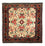 Alfombra persa - Bidjar cuadrado  - 70 x 70 cm - crema