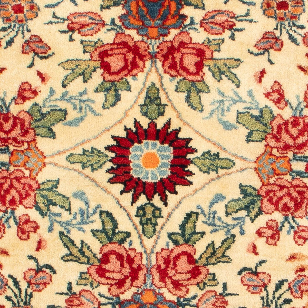 Alfombra persa - Bidjar cuadrado  - 70 x 70 cm - crema