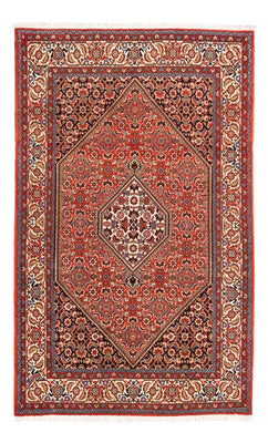 Alfombra persa - Bidjar - 169 x 113 cm - rojo