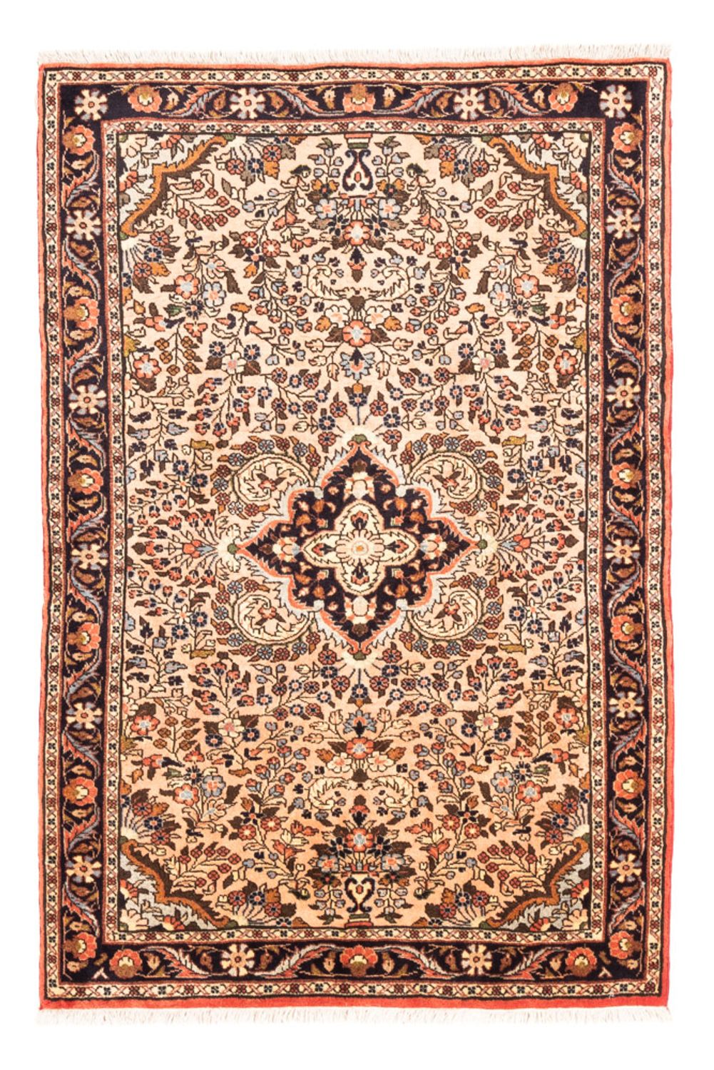 Alfombra persa - Bidjar - 147 x 100 cm - beige claro