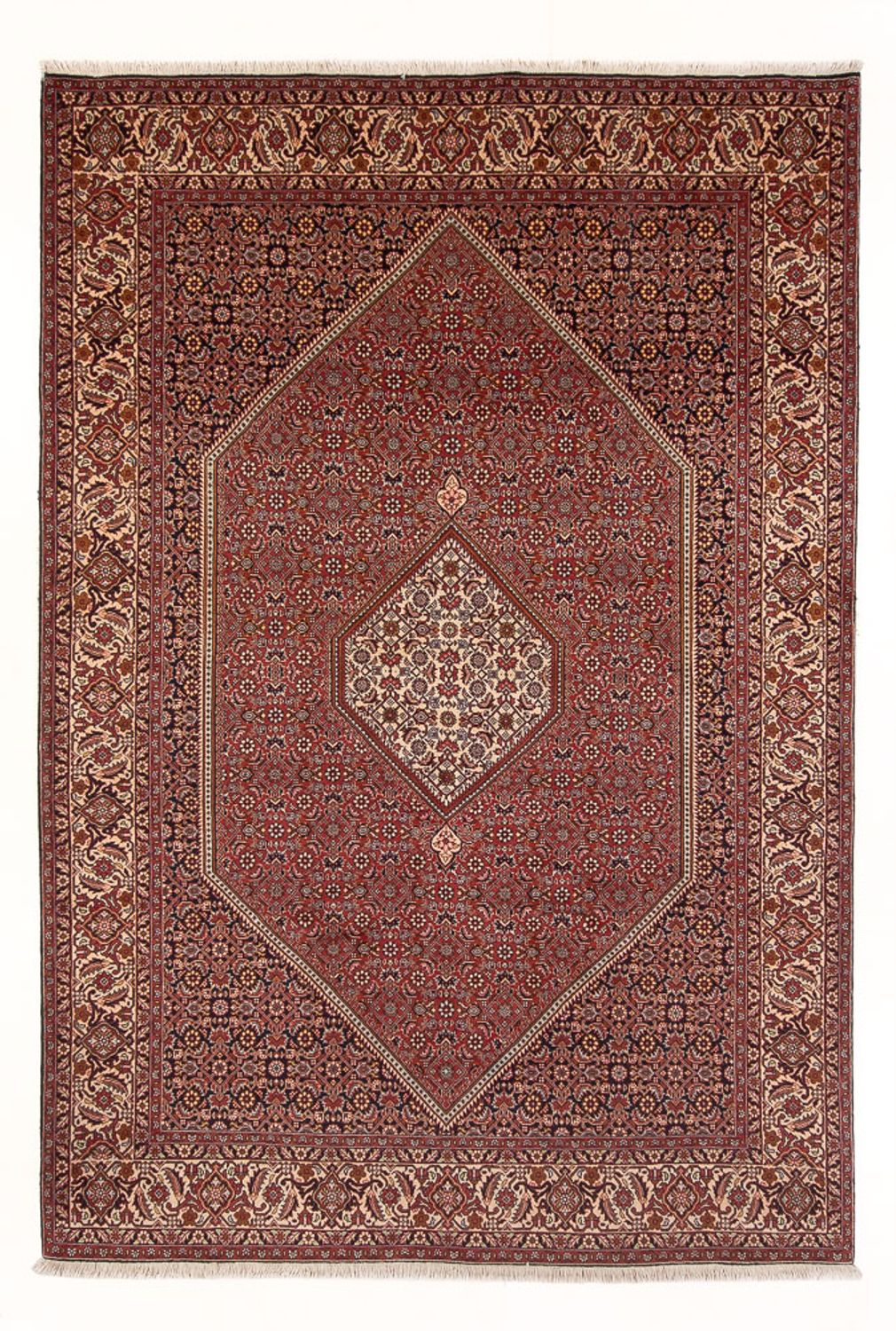 Alfombra persa - Bidjar - 291 x 197 cm - rojo