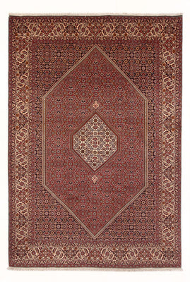 Alfombra persa - Bidjar - 291 x 197 cm - rojo