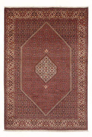 Alfombra persa - Bidjar - 291 x 197 cm - rojo
