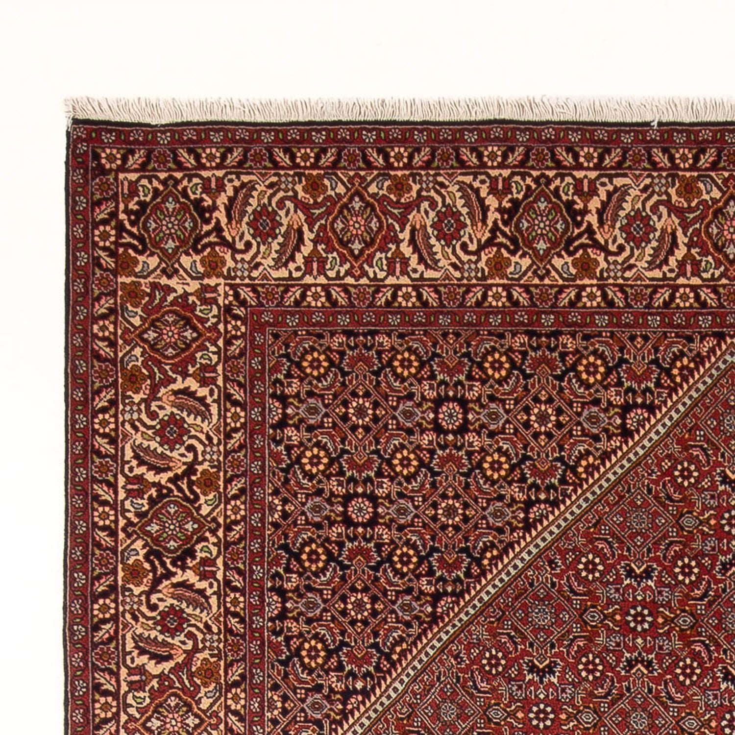 Alfombra persa - Bidjar - 291 x 197 cm - rojo