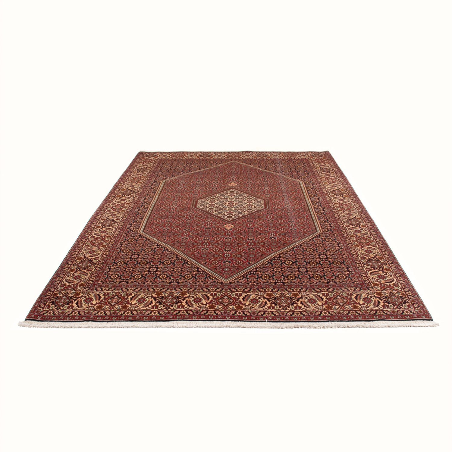 Alfombra persa - Bidjar - 291 x 197 cm - rojo