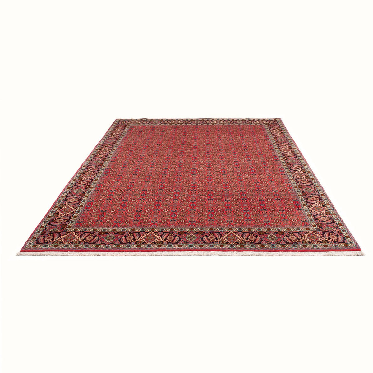 Alfombra persa - Bidjar - 294 x 200 cm - rojo
