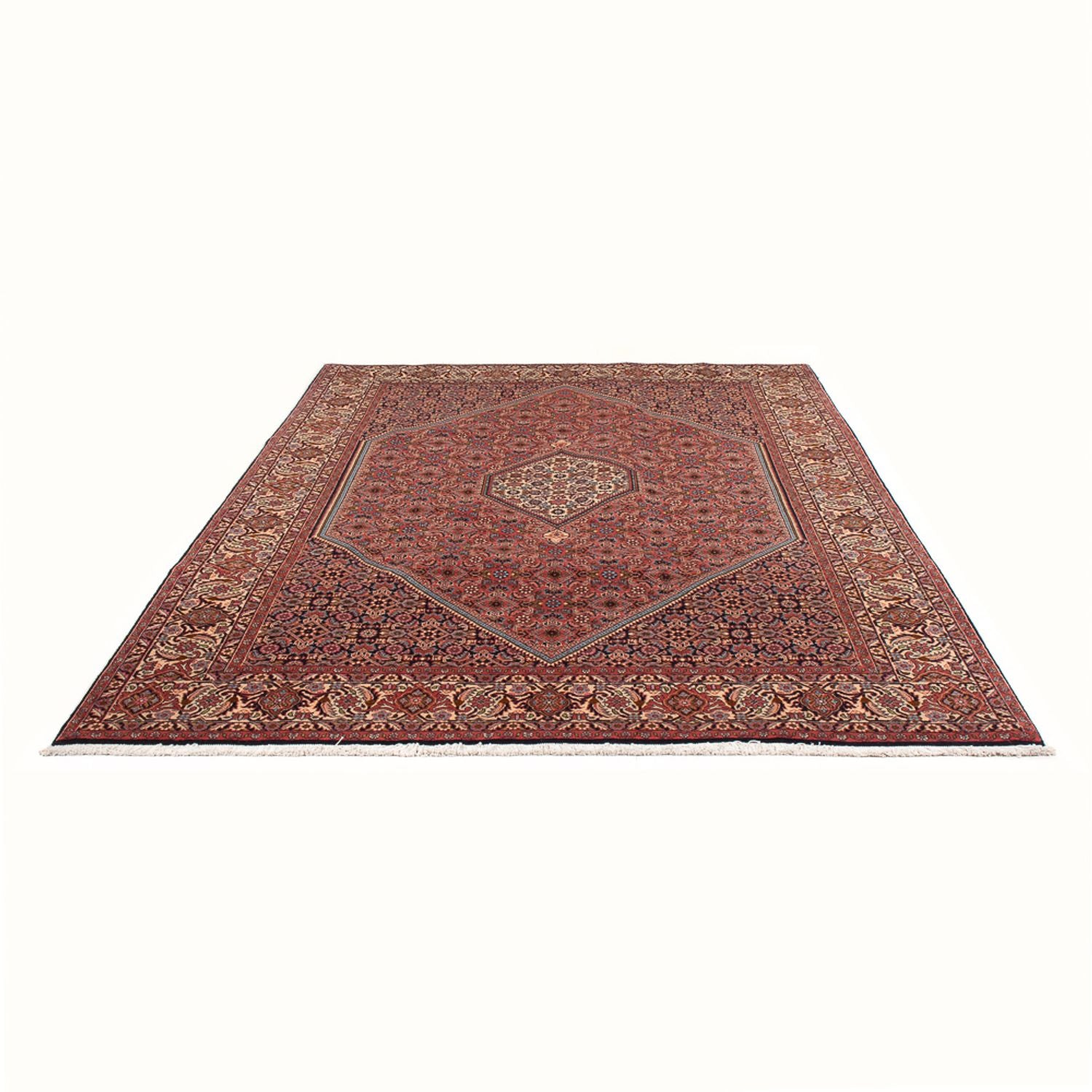Alfombra persa - Bidjar - 290 x 204 cm - rojo