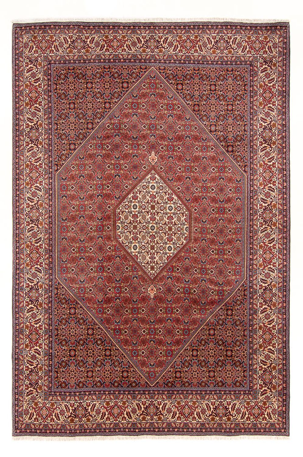 Alfombra persa - Bidjar - 303 x 200 cm - rojo