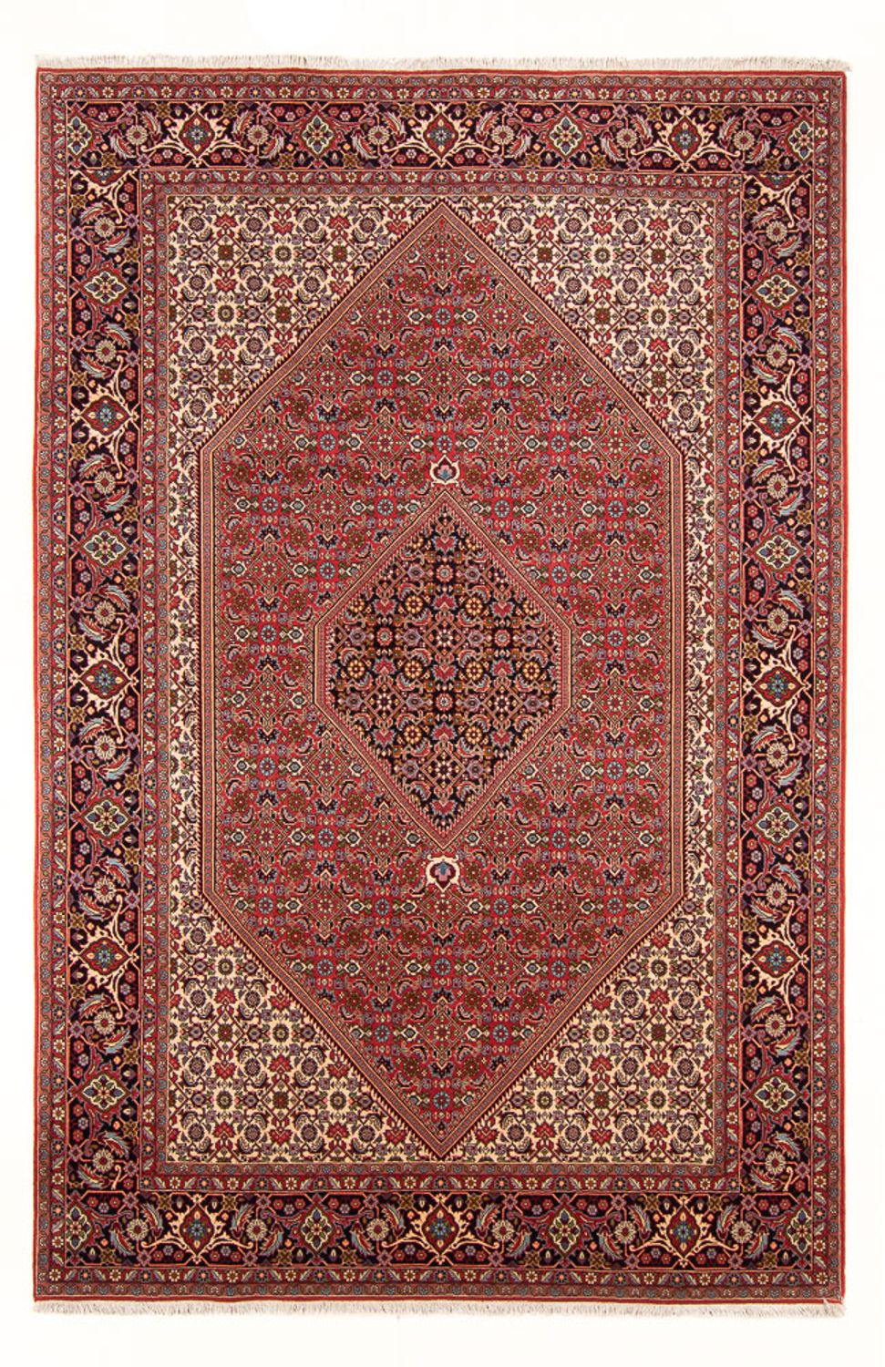 Alfombra persa - Bidjar - 307 x 200 cm - rojo
