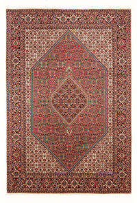 Alfombra persa - Bidjar - 296 x 197 cm - rojo