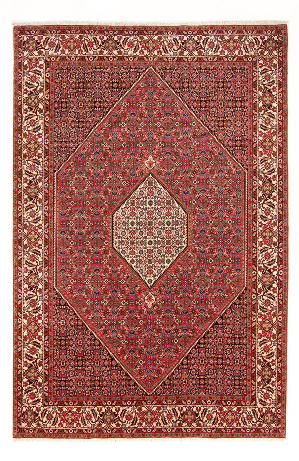 Alfombra persa - Bidjar - 300 x 200 cm - rojo