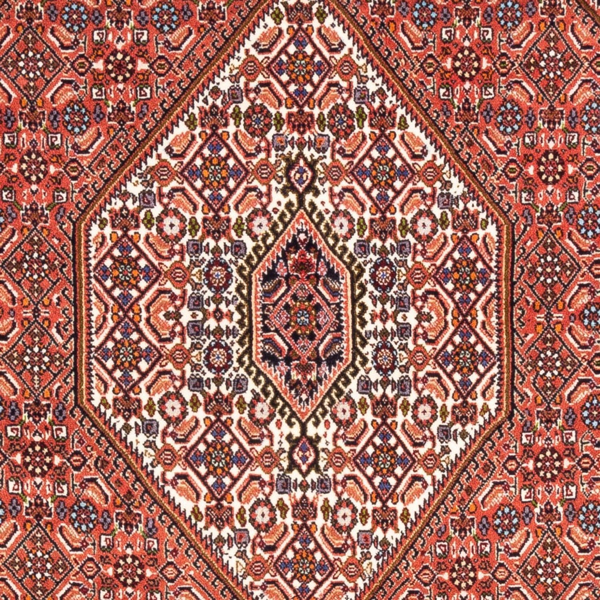 Alfombra persa - Bidjar - 187 x 114 cm - rojo