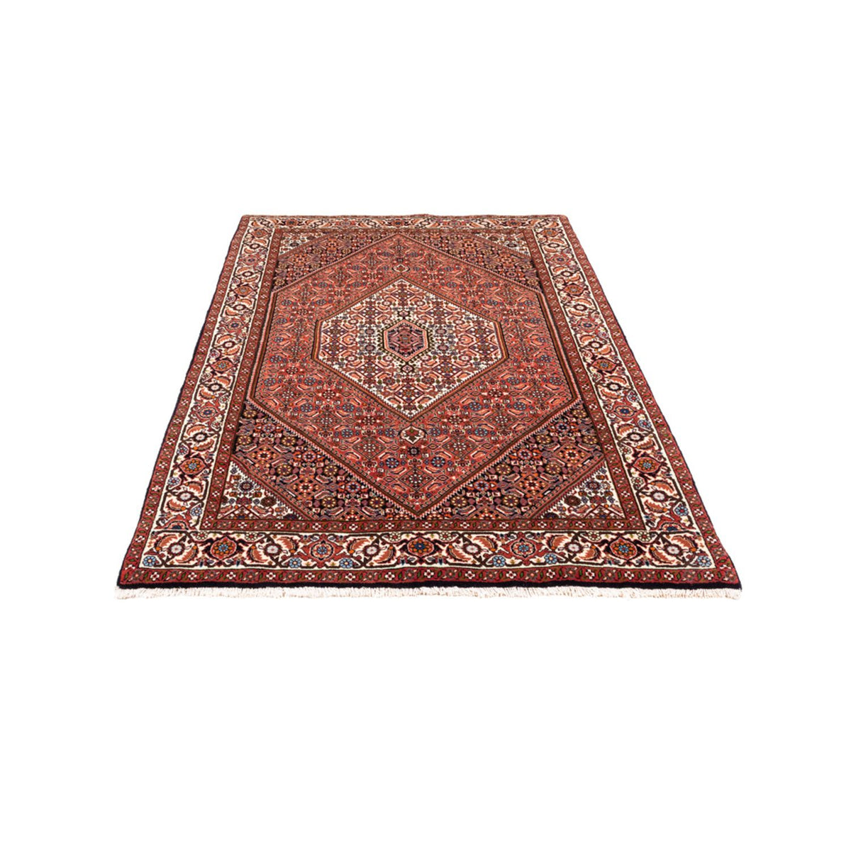 Alfombra persa - Bidjar - 187 x 114 cm - rojo