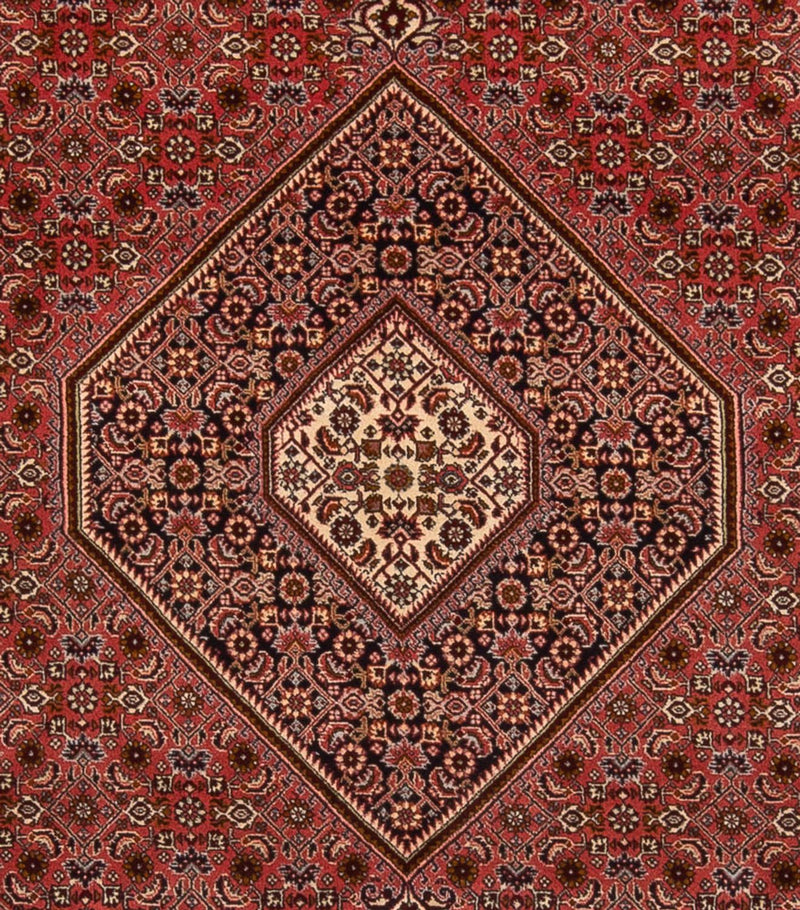 Alfombra persa - Bidjar - 350 x 250 cm - rojo oscuro