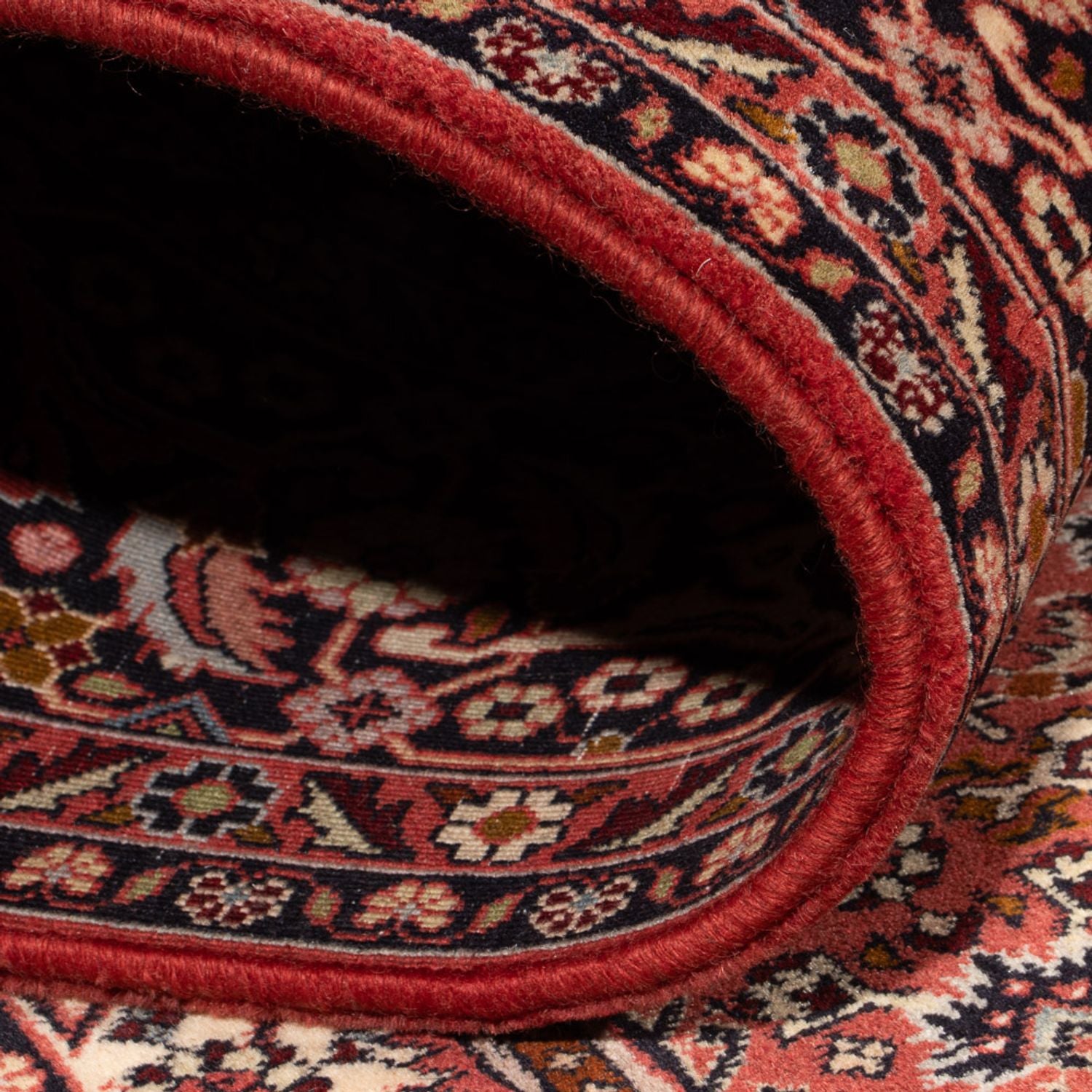 Alfombra persa - Bidjar - 350 x 250 cm - rojo oscuro