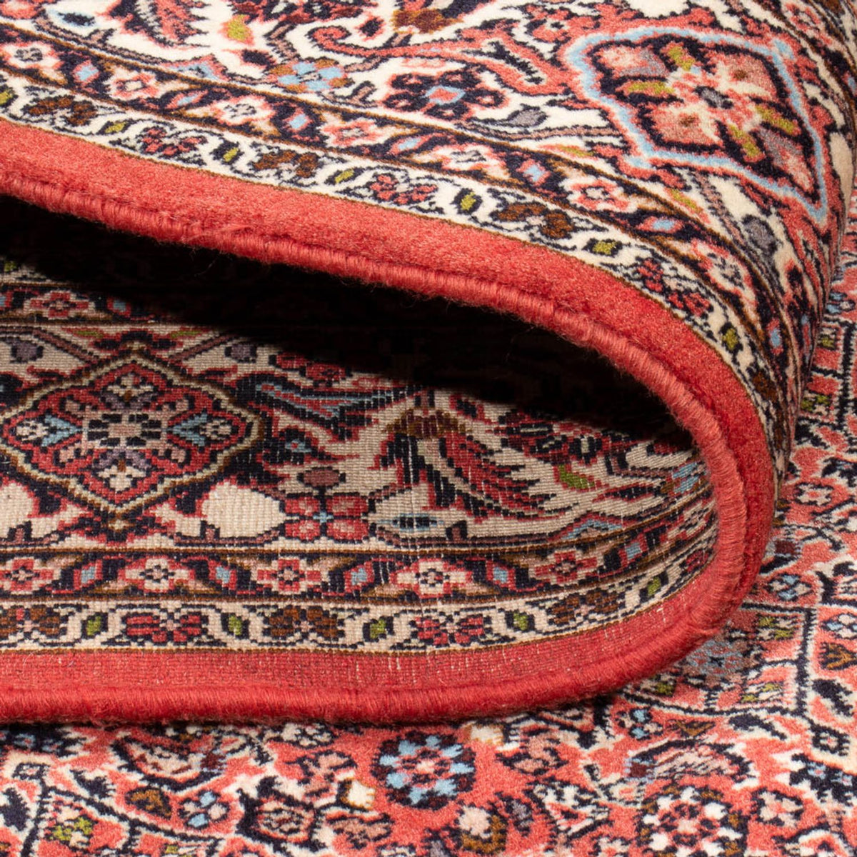 Alfombra persa - Bidjar - 298 x 196 cm - rojo