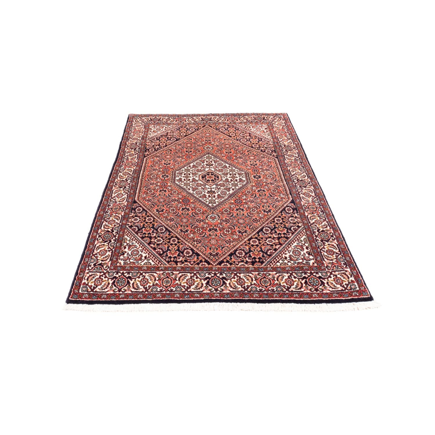Alfombra persa - Bidjar - 170 x 107 cm - rojo