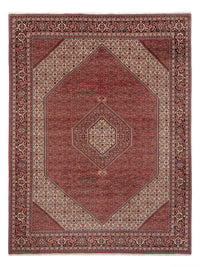 Alfombra persa - Bidjar - 348 x 250 cm - rojo oscuro