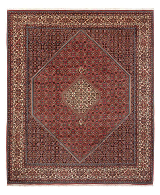 Alfombra persa - Bidjar - 314 x 255 cm - rojo oscuro