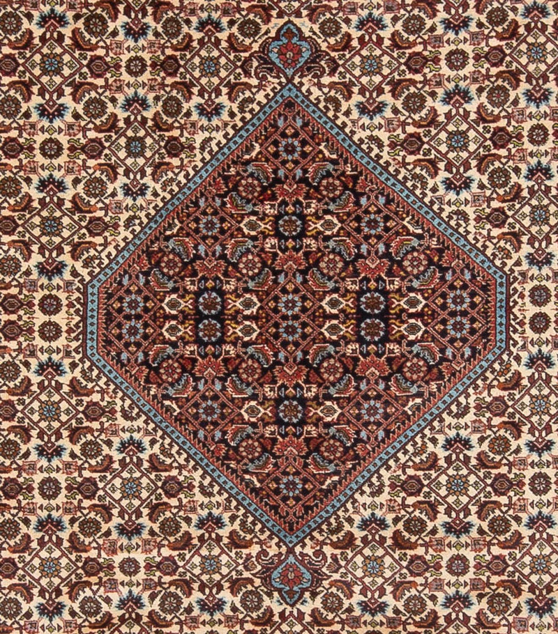 Alfombra persa - Bidjar - 336 x 251 cm - rojo oscuro