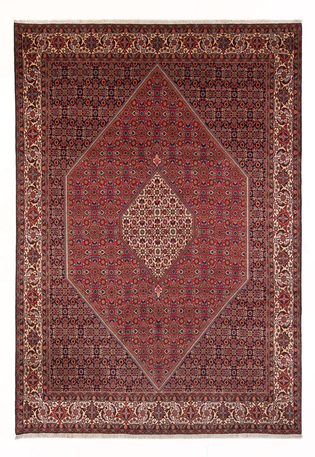 Alfombra persa - Bidjar - 342 x 249 cm - rojo
