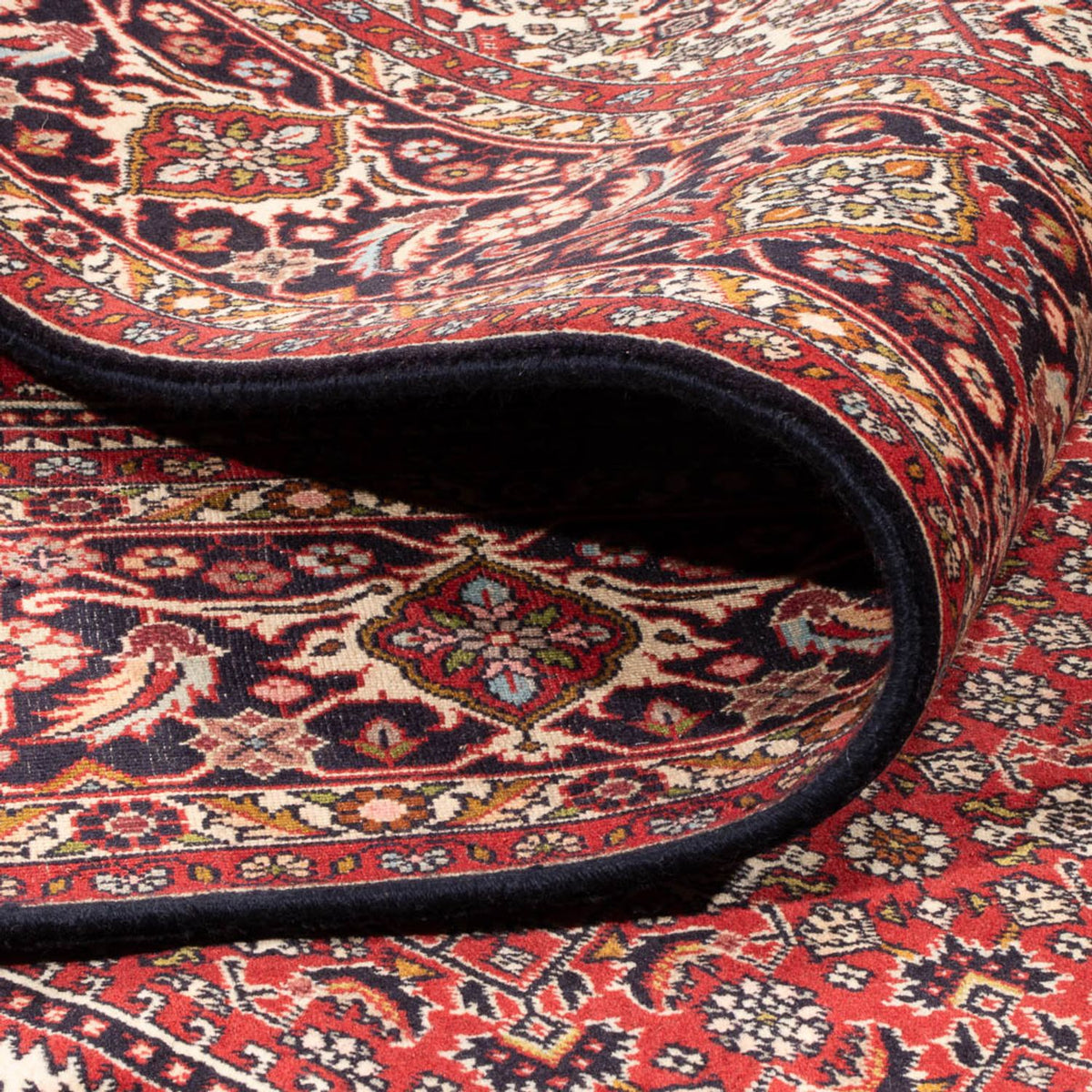 Alfombra persa - Bidjar - 298 x 203 cm - rojo