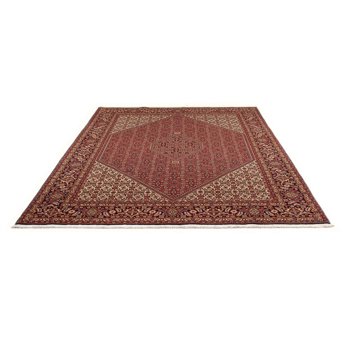 Alfombra persa - Bidjar - 298 x 203 cm - rojo