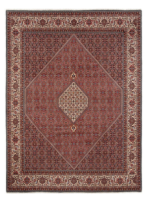 Alfombra persa - Bidjar - 350 x 247 cm - rojo oscuro