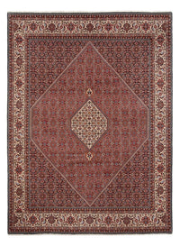 Alfombra persa - Bidjar - 350 x 247 cm - rojo oscuro