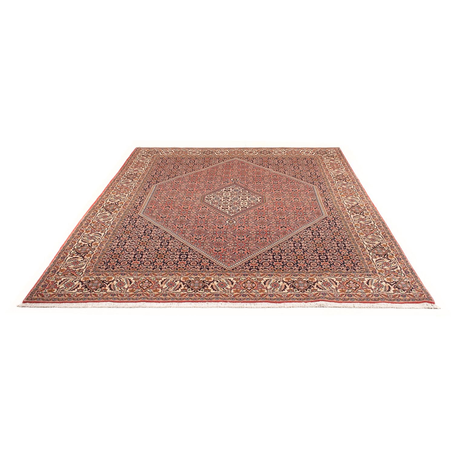 Alfombra persa - Bidjar - 286 x 194 cm - rojo