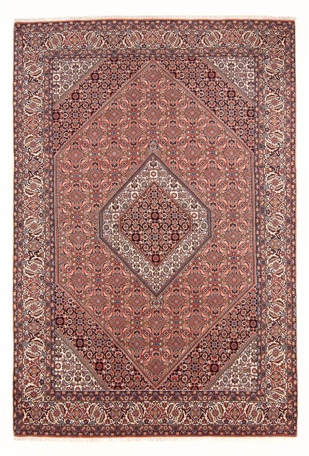 Alfombra persa - Bidjar - 291 x 202 cm - rojo
