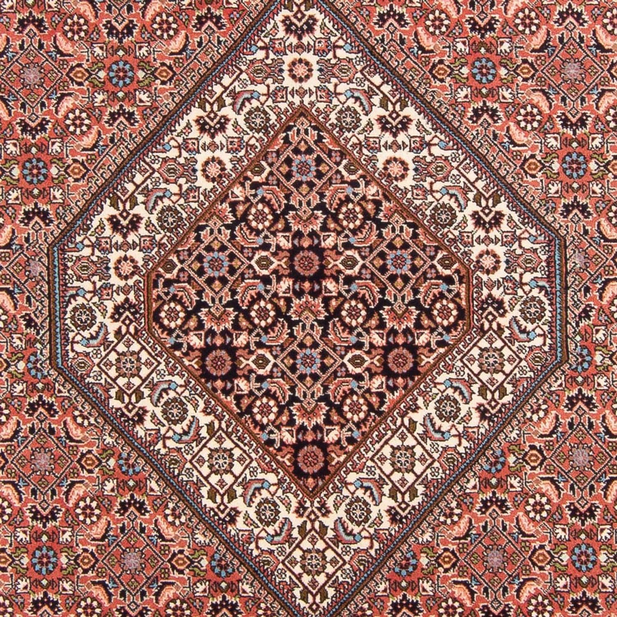 Alfombra persa - Bidjar - 291 x 202 cm - rojo
