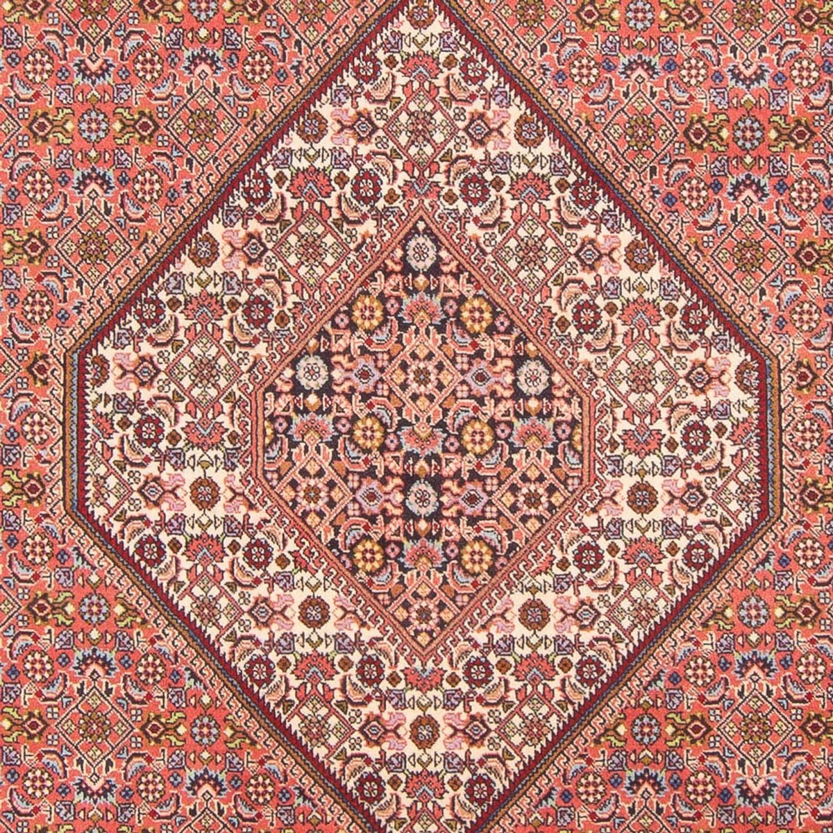 Alfombra persa - Bidjar - 297 x 198 cm - rojo