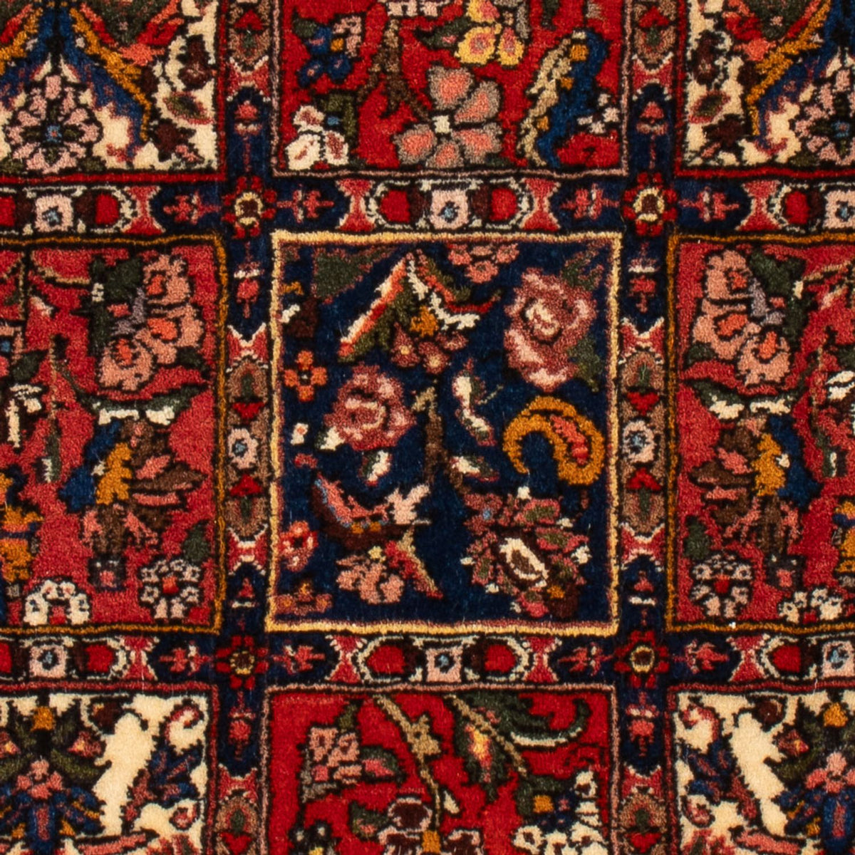 Alfombra persa - Nómada - 100 x 62 cm - multicolor