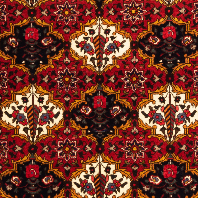 Alfombra persa - Nómada - 159 x 110 cm - rojo burdeos
