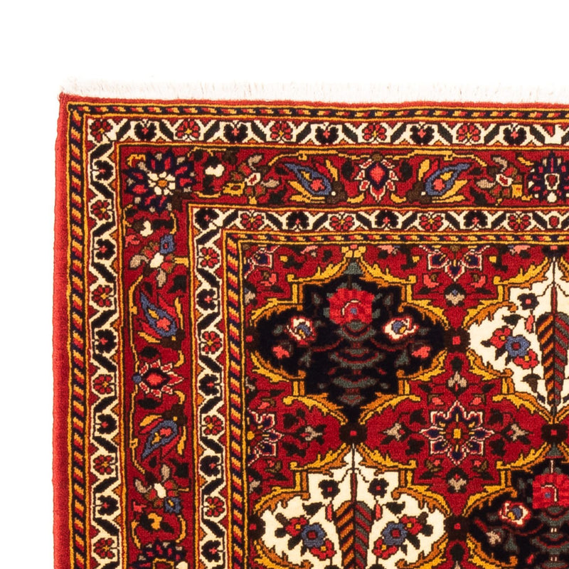 Alfombra persa - Nómada - 159 x 110 cm - rojo burdeos