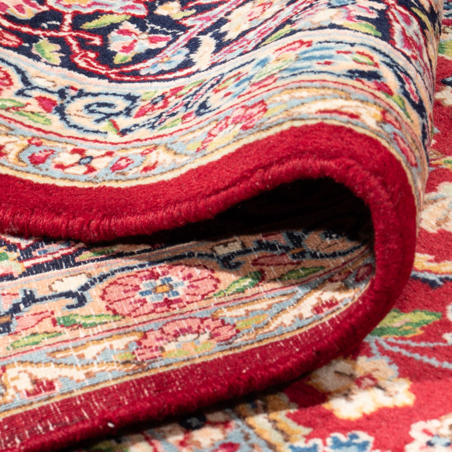 Alfombra persa - Keshan - 359 x 280 cm - rojo
