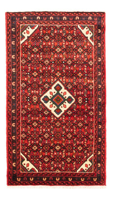 Alfombra persa - Nómada - 158 x 100 cm - rojo oscuro