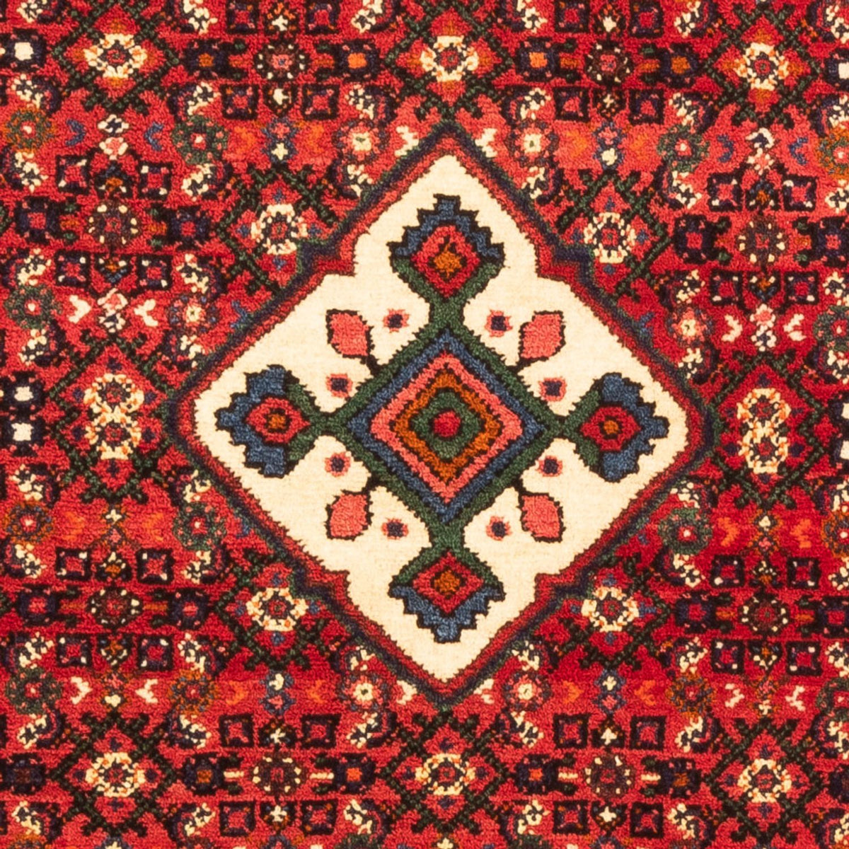 Alfombra persa - Nómada - 158 x 100 cm - rojo oscuro