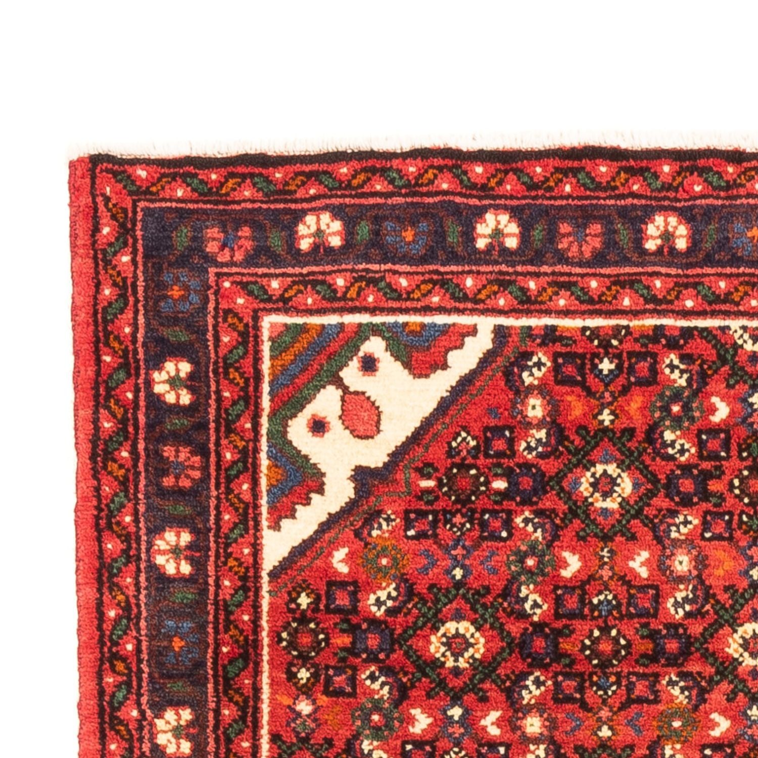 Alfombra persa - Nómada - 158 x 100 cm - rojo oscuro