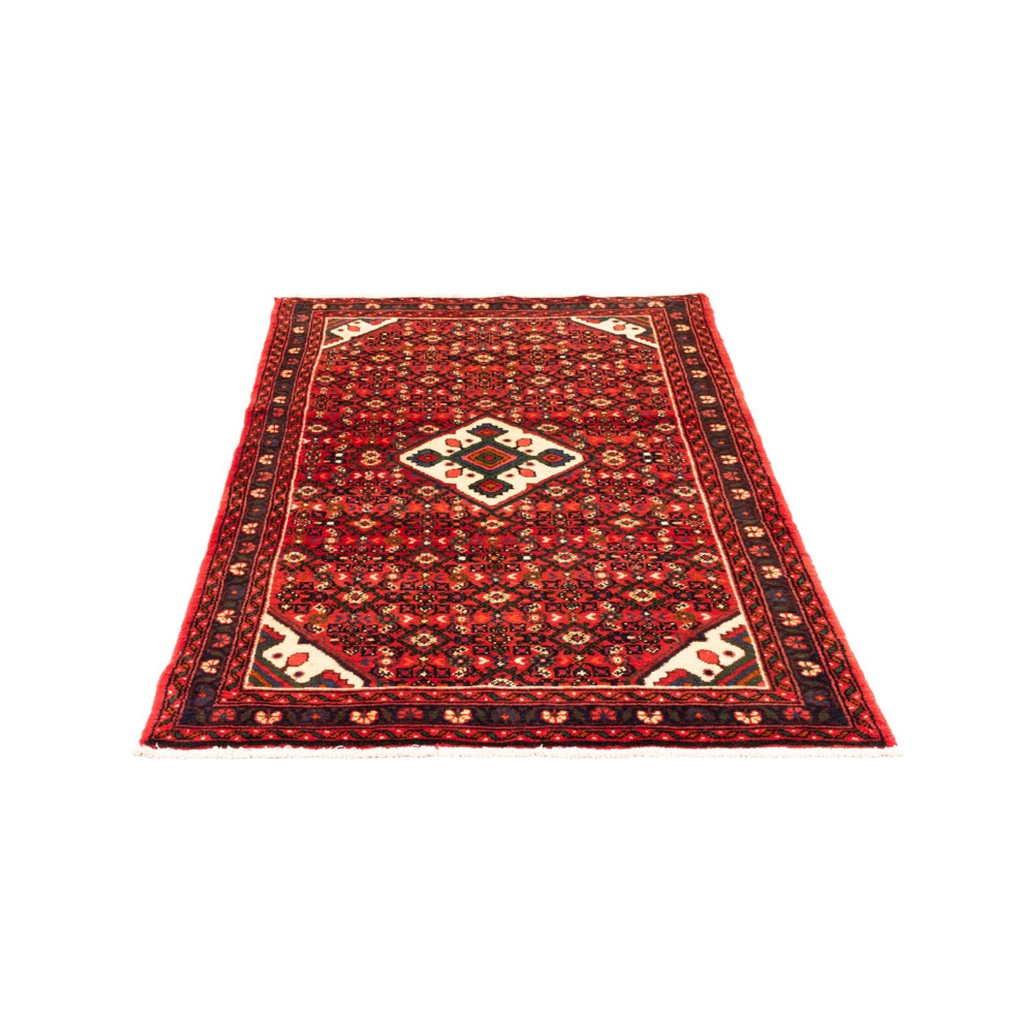 Alfombra persa - Nómada - 158 x 100 cm - rojo oscuro
