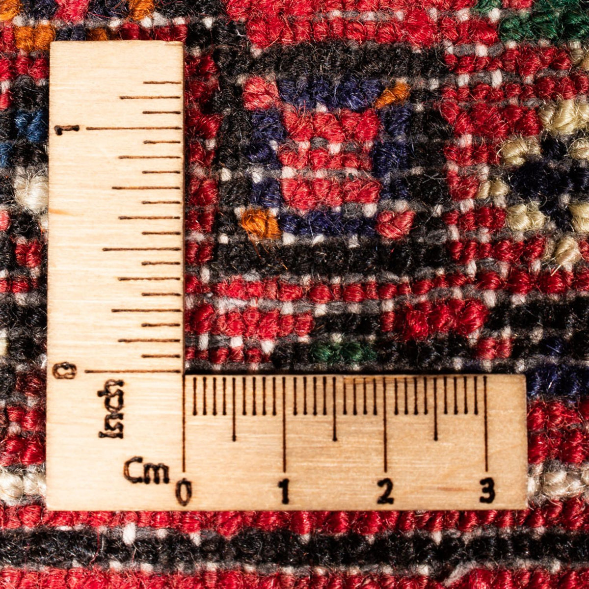 Alfombra persa - Nómada - 158 x 100 cm - rojo oscuro