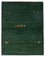 Alfombra Gabbeh - Persa - 151 x 104 cm - verde oscuro