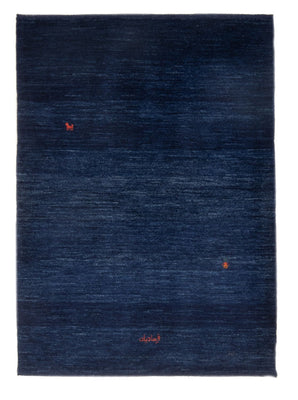 Alfombra Gabbeh - Persa - 162 x 108 cm - azul oscuro