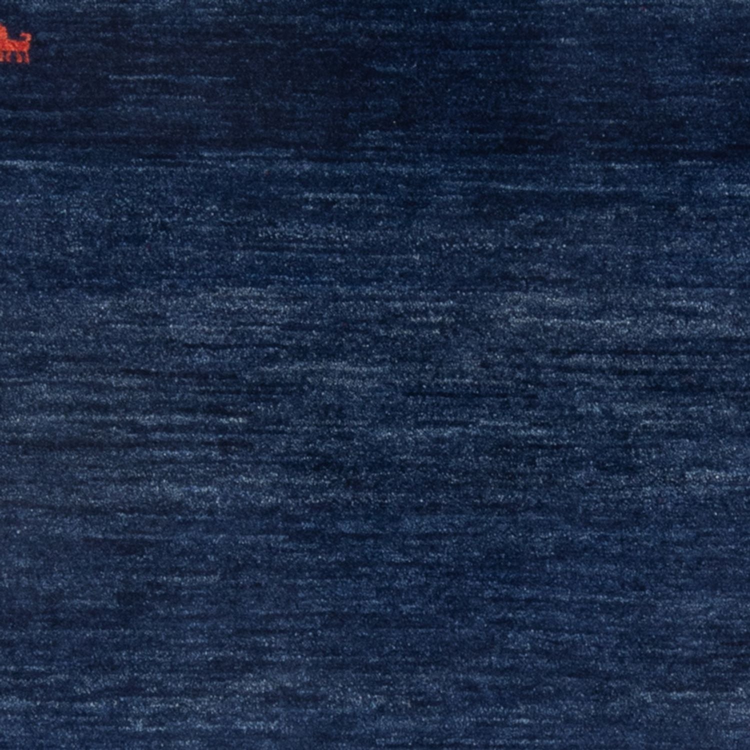 Alfombra Gabbeh - Persa - 162 x 108 cm - azul oscuro