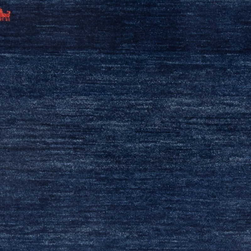 Alfombra Gabbeh - Persa - 162 x 108 cm - azul oscuro