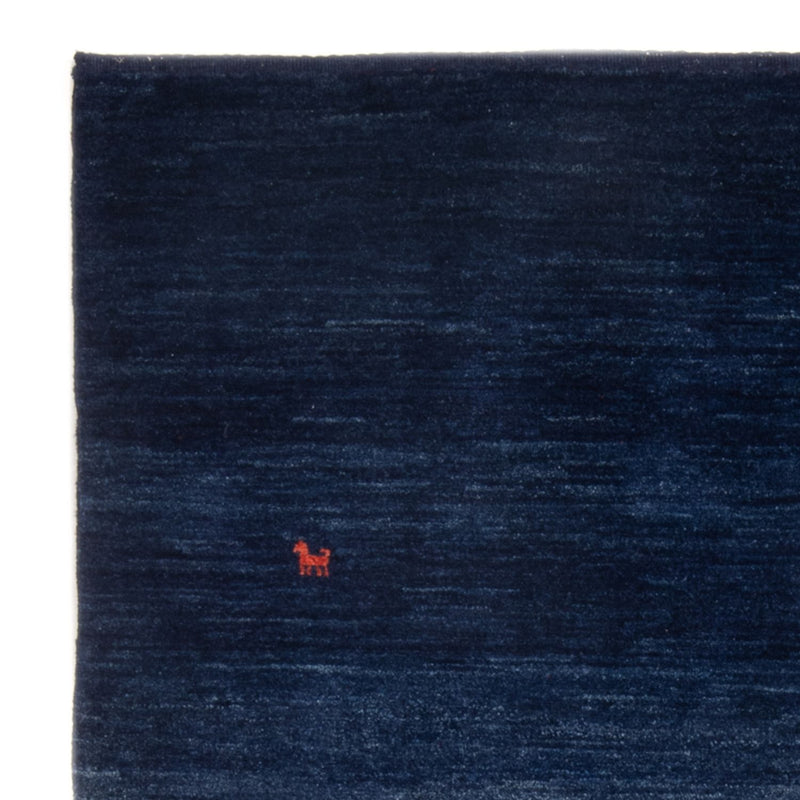 Alfombra Gabbeh - Persa - 162 x 108 cm - azul oscuro