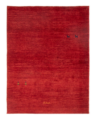 Alfombra Gabbeh - Persa - 152 x 112 cm - rojo