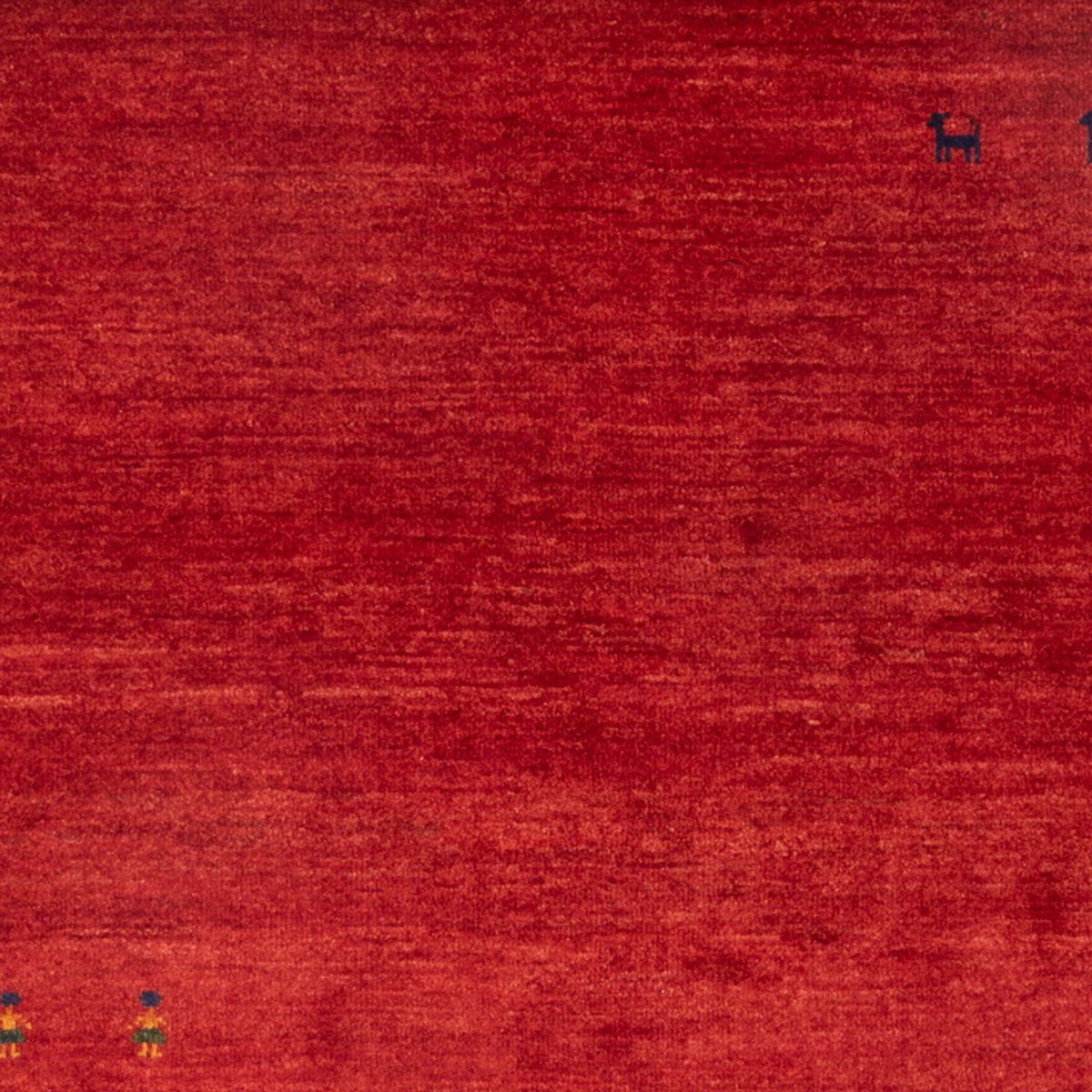 Alfombra Gabbeh - Persa - 152 x 112 cm - rojo